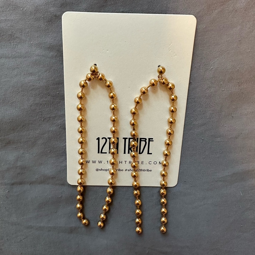 12th Tribe - Dreamer Gold Earrings